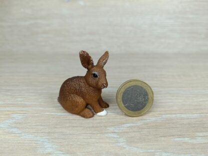 Schleich - Kaninchen, braun mit weißer Pfote (exclusiv) aus Set 41350