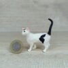 Schleich - Katze, stehend (weiß/schwarz) aus Set 42407