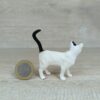 Schleich - Katze, stehend (weiß/schwarz) aus Set 42407 – Bild 2