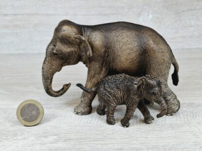 Schleich - Asiatische Elefanten Familie komplett #2 (RAR) – Bild 5