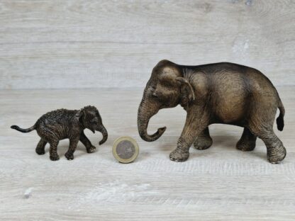 Schleich - Asiatische Elefanten Familie komplett #2 (RAR) – Bild 6