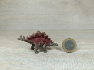 Schleich - Stegosaurus, mini (Wundertüte o. Zeitschrift) [grau/rot]