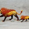 Schleich - SET: Feuerlöwe + Feuerlöwe, mini – Bild 2