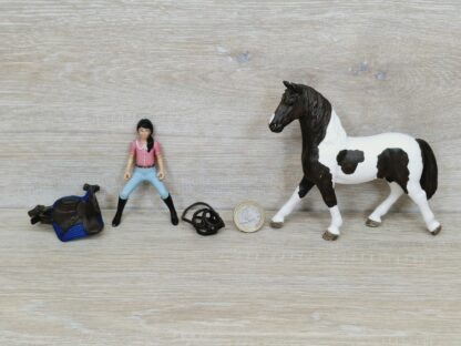 Schleich –  Reiterin mit Pino aus Set 42519 [Pinto] – Bild 3