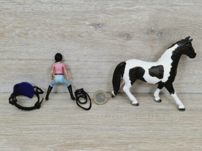 Schleich –  Reiterin mit Pino aus Set 42519 [Pinto] – Bild 4