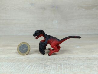 Schleich - Utahraptor, mini (Wundertüte o. Zeitschrift) [schwarz/rot]