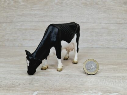 Schleich – 13141 Kuh Schwarzbunt, grasend – Bild 2