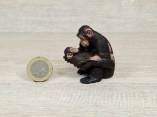 Schleich – 14679 Schimpansen Weibchen mit Baby (RAR)