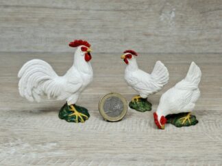 Schleich - Hühner Familie weiß (RAR)