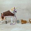 Schleich – Blossom mit Reiterin aus Set 42415 (mit extra Decke) [Andalusier Stute] – Bild 2