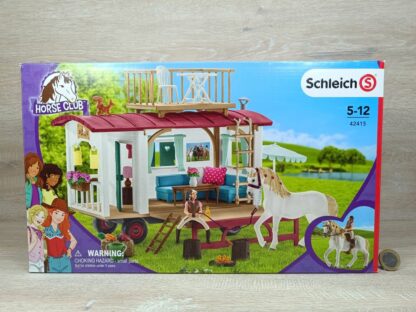 Schleich – 42415 Wohnwagen für geheime Club-Treffen [Bauwagen] (mit OVP)