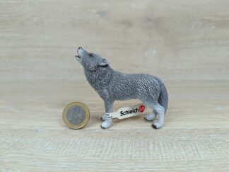Schleich - 14626 Wolf, heulend (Fähnchen-Sammler)`