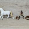 Schleich – Blossom mit Reiterin aus Set 42415 (mit extra Decke) [Andalusier Stute] – Bild 6