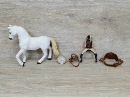 Schleich – Blossom mit Reiterin aus Set 42415 (mit extra Decke) [Andalusier Stute] – Bild 6