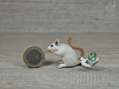 Schleich – 14406 Weiße Maus [Die Haustiere – Nr. 6/16] (Fähnchen-Sammler)´