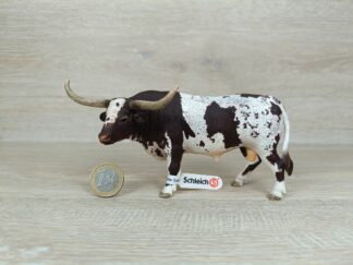 Schleich - 13721 Texas Longhorn Bulle (Fähnchen-Sammler)´