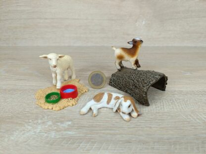 Schleich - Streichelzootiere mit Zubehör aus Set 41814