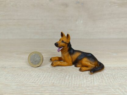 Schleich - 16301 Deutscher Schäferhund, liegend [dunkel]