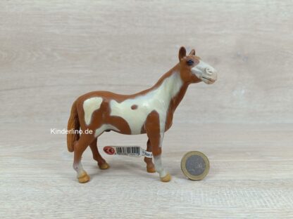 Schleich – 13241 bzw. 13241-1 Pinto Hengst / Super-Pinto [Erstbemalung] (Fähnchen-Sammler)(RAR)