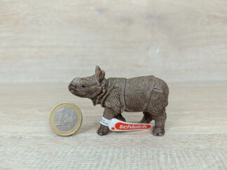 Schleich - 14860 Panzernashorn Baby (Fähnchen)