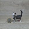 Schleich - 13122 Katze grau (Fähnchen-Sammler)´