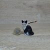 Schleich - 13123 Katze, sitzend (schwarz) (Fähnchen-Sammler)´