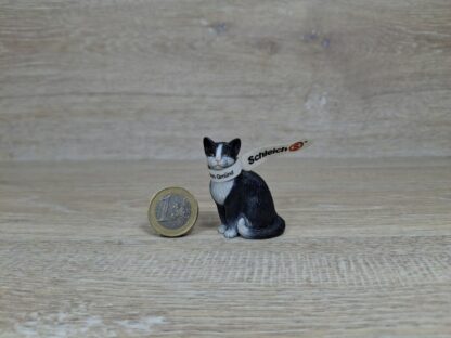 Schleich - 13123 Katze, sitzend (schwarz) (Fähnchen-Sammler)´