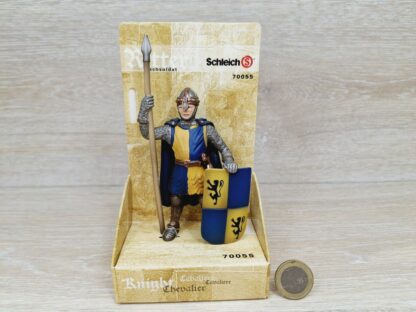 Schleich - 70055 Wachsoldat - Fußsoldat mit Schild und Speer [Löwenritter] (RAR) (OVP-Sammler)