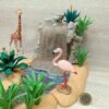 Schleich – 42558 Wasserstelle + 42257 Wasserfall + 42255 Wasserlauf + 3 extra Tiere – Bild 4