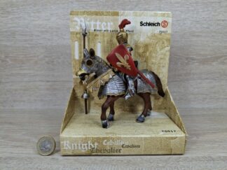 Schleich - 70017 Ritter mit Lanze auf Pferd [Lanzenreiter] [Lilienritter] (OVP-Sammler)