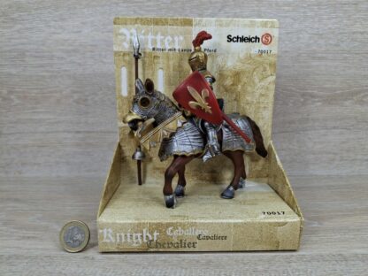 Schleich - 70017 Ritter mit Lanze auf Pferd [Lanzenreiter] [Lilienritter] (OVP-Sammler)