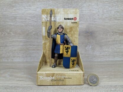 Schleich - 70055 Wachsoldat - Fußsoldat mit Schild und Speer [Löwenritter] (RAR) (OVP-Sammler)