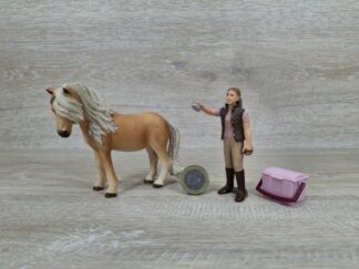 Schleich – 41431 Pferdepflegerin mit Island Pony Stute