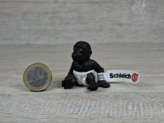 Schleich - 14451 Gorillakind mit Windel (RAR) [Tierkinder - Nr. 1/8] (Fähnchen-Sammler)´