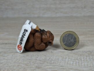 Schleich - 14452 Bärenkind mit Flasche (RAR) [Tierkinder - Nr. 2/8] (Fähnchen-Sammler)´