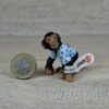 Schleich - 14455 Schimpansenkind mit T-Shirt (RAR) [Tierkinder - Nr. 5/8] (Fähnchen-Sammler)´