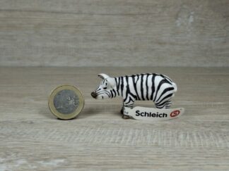 Schleich - 82805 Ferkel, stehend / Zebraferkel [Jubiläum 75 Jahre - Nr 4/4] (RAR) (Fähnchen - Sammler)´