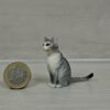 Schleich - 13771 Katze, sitzend (hellgrau)
