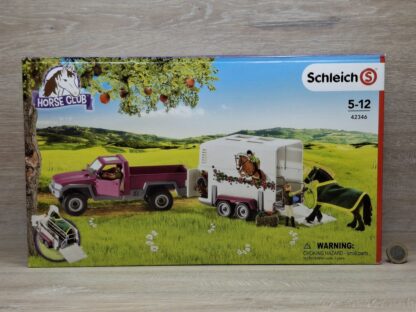 Schleich – 42346 Pick-up mit Pferdeanhänger (mit OVP)