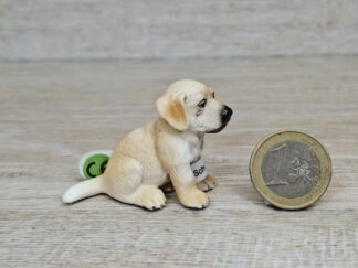 Schleich – 16342 Golden Retriever Welpe, sitzend (Fähnchen - Sammler)´