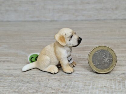 Schleich – 16342 Golden Retriever Welpe, sitzend (Fähnchen - Sammler)´