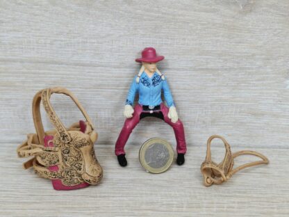 Schleich – 41417 Barrel Racing mit Cowgirl [Western] [Trakehner Hengst] – Bild 2