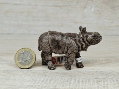 Schleich - 14860 Panzernashorn Baby (Fähnchen) – Bild 2