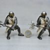 Schleich - 70036 Fußsoldat mit Streitaxt [Kreuzritter] ---Doppelpack---