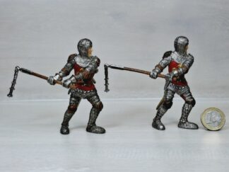 Schleich - 70022 Fußsoldat mit Kriegsflegel [Lilienritter] DOPPELPACK