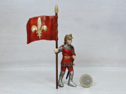 Schleich - 70014 Fahnenträger - Fußsoldat mit Standarte [Lilienritter] (RAR)