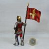 Schleich - 70014 Fahnenträger - Fußsoldat mit Standarte [Lilienritter] (RAR) DOPPELPACK – Bild 4