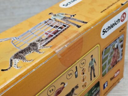 Schleich – 42427 Falle mit Ranger [mit Jaguar] (RAR) (OVP) – Bild 3