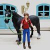 Schleich – 42416 Großer Pferdehof mit Wohnhaus und Stall [Quarter-Horse-Wallach + [Hannoveraner Hengst] – Bild 4