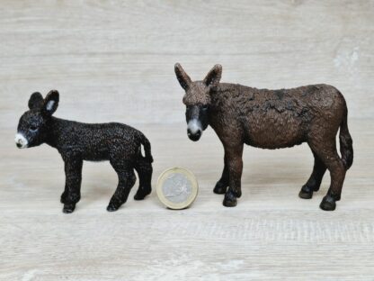 Schleich – Poitou Esel Familie – Bild 2